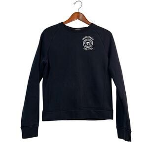 ABERCROMBIE & FITCH Logo Crewneck Muscle-Fit Fleece Sweatshirt | Men’s Size S